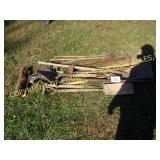 LOT YARD TOOLS, PICK, SHOVEL