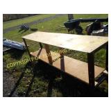 WOOD WORK BENCH