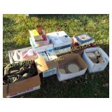 DISH SET, BOOKS, SINGEL BURNER COOK TOP