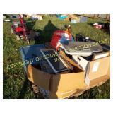 PALLET OF MISC HOUSEHOLD ITEMS