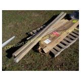 WHEELBARROW HANDLES, MOP HANDLES