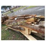 LOT OF BUNDLED SLAB WOOD