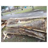 LOT OF BUNDLED SLAB WOOD