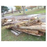 LOT OF BUNDLED SLAB WOOD