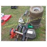 LEAF BLOWER, CHAIN SAW AND LAWN TIRES