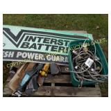LOT OF SHOCK ABSORBERS & SEMI TIRE AIRLINES