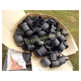 BOX OF PVC PIPE COUPLERS