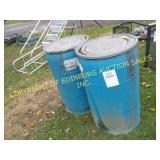 (2) 55GAL BARREL WITH LID