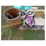 LOT OF BOLTS AND FITTINGS