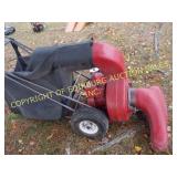 WALK BEHIND LEAF VAC W/ B&S 5 HP ENGINE