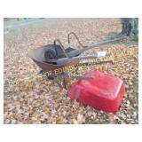 (2) METAL WHEELBARROWS