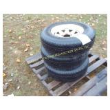 (3) SLUG TRAILER TIRES