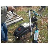 (2) RAZOR SCOOTERS AND POGO STICK