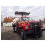 2002 CHEVROLET C8500 W/ EAST ALUMINUM DUMP BODY