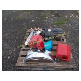 LOT OF MOTORCYCLE PARTS