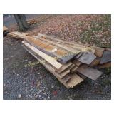 LOT OF LIVE EDGE ROUGH SAWN CHERRY