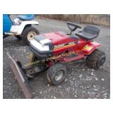 MURRAY 12.5 HP RIDING MOER W/ SNOW PLOW