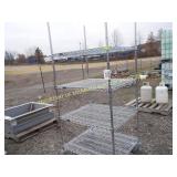 STAINLESS FOUR WHEEL STORAGE CART