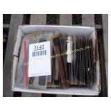 BOX OF PLEXI GLASS LETTERS