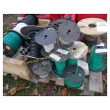 LOT OF WIRE SPOOLS