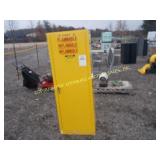 YELLOW FIRE PROOF CABINET
