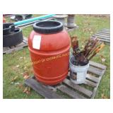 HAND SAWS & RAIN BARREL