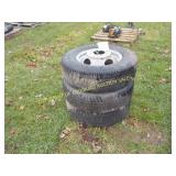 (3) DUALLY WHEELS & TIRES