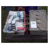 LOT OF PLUMBING AND ELECTRICAL