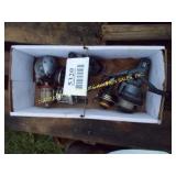 MISC BOX OF FISHING REELS