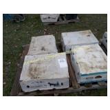 (4) BOXES OF STONE