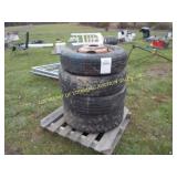 (4) USED TIRES
