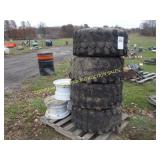 (4) 15X35X16.5 TIRES & WHEELS