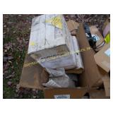 LOT OF CABLE COVERS, T37 BULBS & WEED KILLER