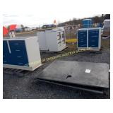 TABLE W/ CABINET & ER TABLE