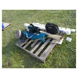 FISHING POLES, ELECTRIC IMPACT, FAN & LAWN CHAIRS