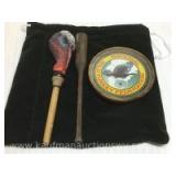 2004 - 1097/2300 collector series glass call with original NWTF logo and artwork