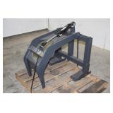 SKID STEER FORK MOUNT HYDRAULIC GRAPPLE (UNUSED)
