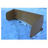 SKID STEER MOUNT 8FT SNOW PUSHER (UNUSED)