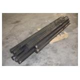 (14) 1/8" THICK PIECES OF ROUND STEEL TUBING