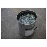 5 GALLON PAIL OF HAIRPIN CLIPS
