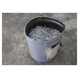 5 GALLON PAIL OF HAIRPIN CLIPS