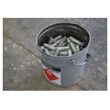 5 GALLON PAIL OF CYLINDER PINS WITH SOME HAIRPIN