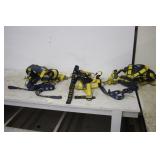 (3) FALL PROTECTION SAFETY HARNESSES