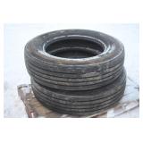 (2) HANKOOK AL07 285/75R24.5 SEMI TIRES