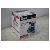 SIMER PUMPS CLASSIC 1/2HP SUMP PUMP (UNUSED)