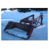 DUAL LOADER WITH 6FT 9" WIDE HYDRAULIC BUCKET