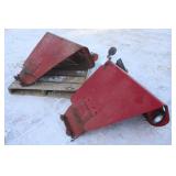 PAIR OF INTERNATIONAL TRACTOR FLAT TOP FENDERS