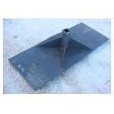 SKID STEER MOUNT RECEIVER PLATE (UNUSED)