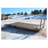 STEEL TRUCK FLAT RACK WITH HEADACHE RACK