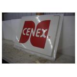 CENEX PLASTIC INSERT FOR LIGHTED SIGN